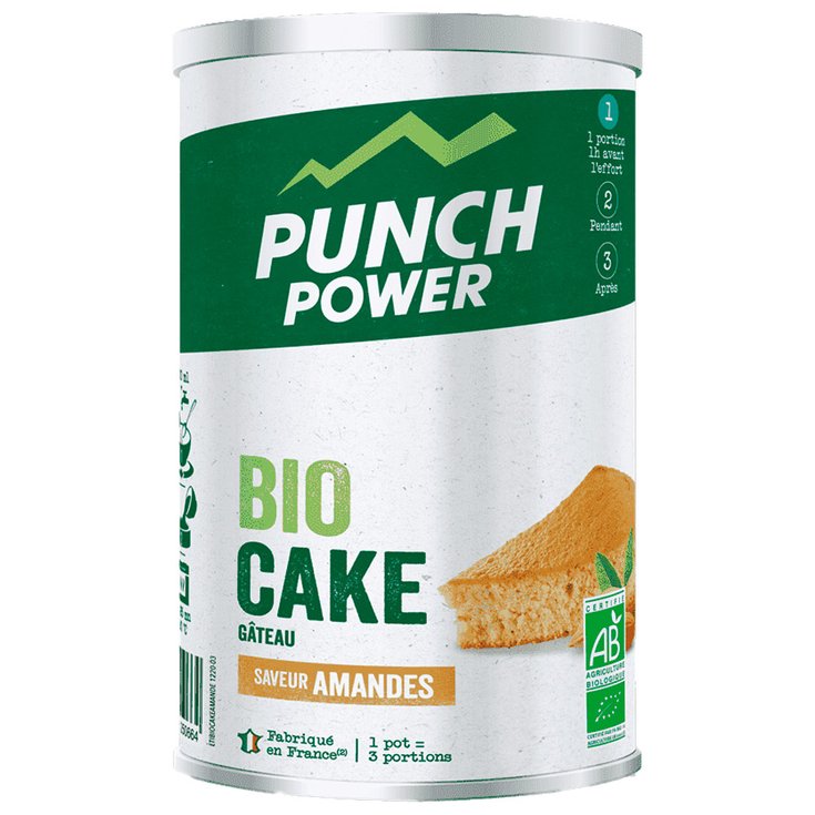 Punch Power Gateau Biocake Amandes - Pot 400 G Présentation