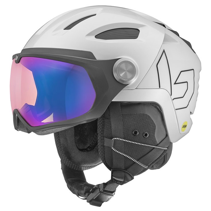 Casque, casque de Snowboard - ventilation réglable, des lunettes de  protection et l'Audio compatible, doublure amovible