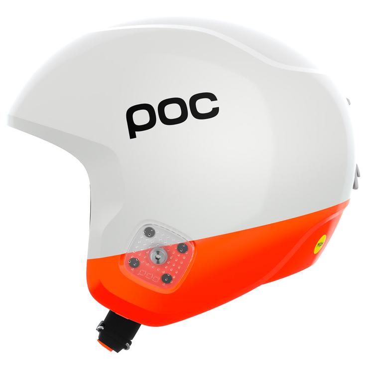 Poc Skull Dura X Mips Hydrogen White Fluorescent Orange 
