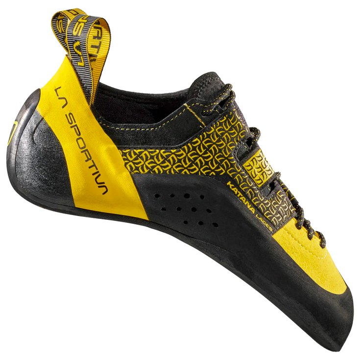 La Sportiva Klimschoenen Katana Laces Yellow Black Voorstelling