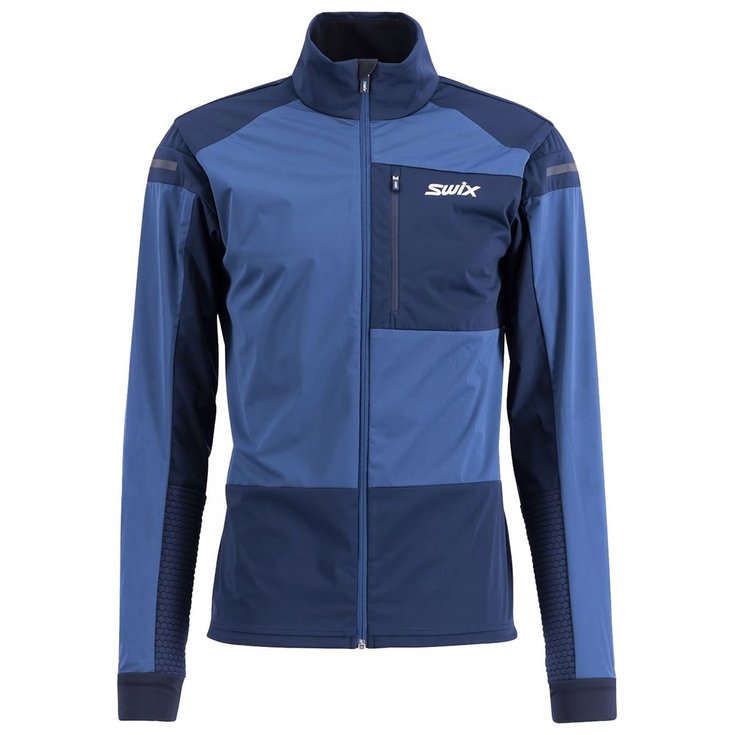 Swix Giacca sci di fondo Dynamic Jacket Lake Blue Dark Navy Presentazione
