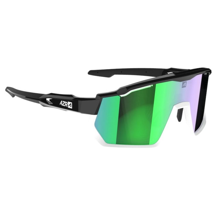 AZR Sonnenbrille Pro Race Rx Noire/Blanc Vernie / Ecran Hydrophobe Vert Multic Präsentation