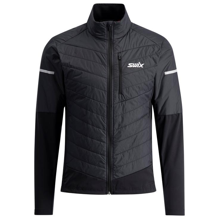 Swix Jassen noordse ski Nordic Warm Hybrid Jacket M Jet Black Voorstelling