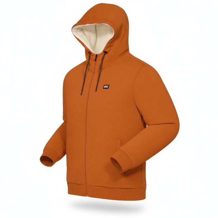 Picture Sweat Yinni Plush Zip Sunset Présentation