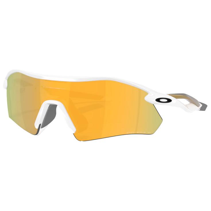Oakley Zonnebrillen Radar Plate Polished White Prizm 24k Polarized Voorstelling