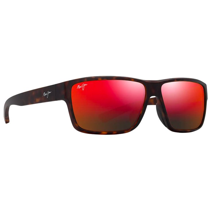Maui Jim Occhiali da sole Uila Asian Fit Havane Foncé Mat Hawaii Lava Minéral Superthin Presentazione