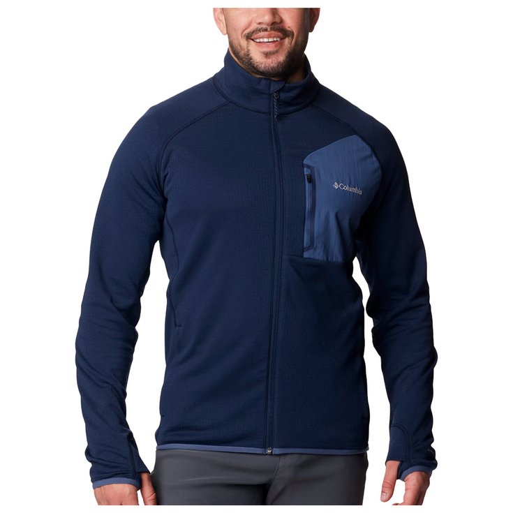 Columbia Fleece Triple Canyon Full Zip Collegiate Navy Overview