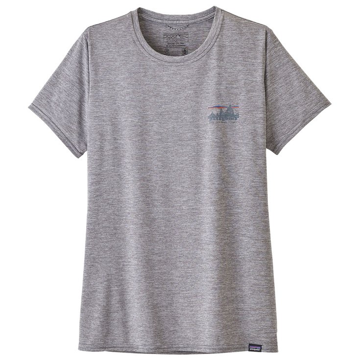 Patagonia Tee-shirt Cap Cool Daily Graphic 73 Skyline: Feather Grey Présentation