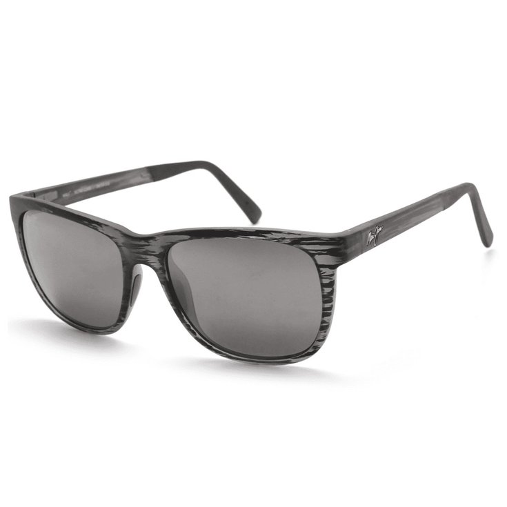 Maui Jim Sunglasses Grey Tail Slide Matte Grey Stripe - Sans Overview