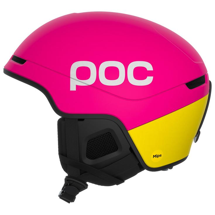 Poc Obex Contour Mips Rhos Red Matt Citrine Yellow Matt 