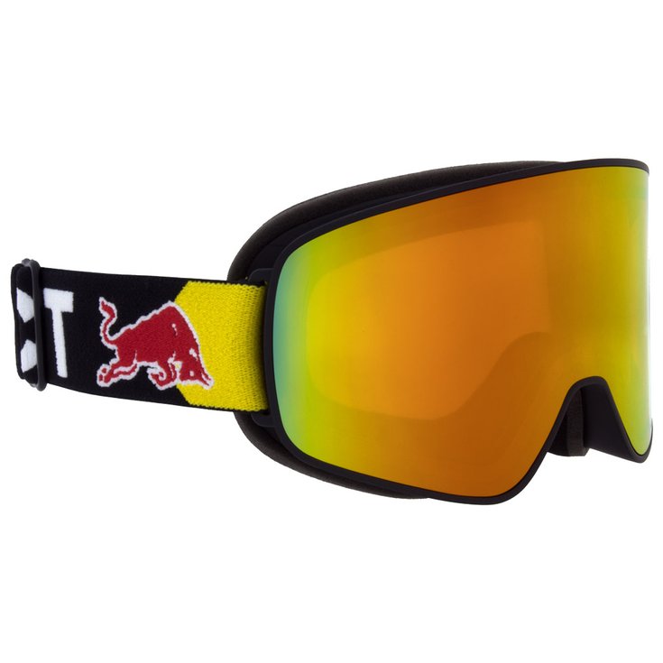Red Bull Spect Masque de Ski Rush Matt Black Orange Red Mirror Voorstelling