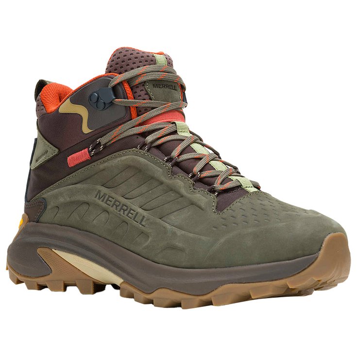 Merrell Botas de Fast Hiking Moab Speed 2 Ltr Mid Wp Olive Presentación