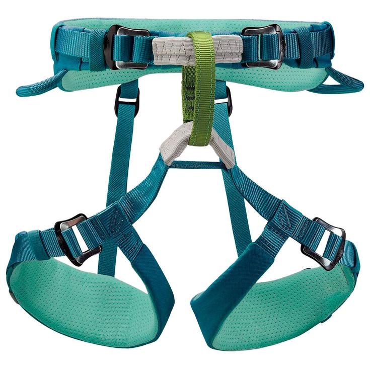 Petzl Klimgordels Macchu Blue Atlantic Blue Voorstelling
