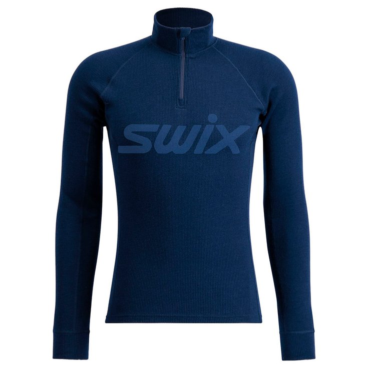 Swix Funktionsunterwäsche Racex Merino Half Zip Dark Navy Präsentation