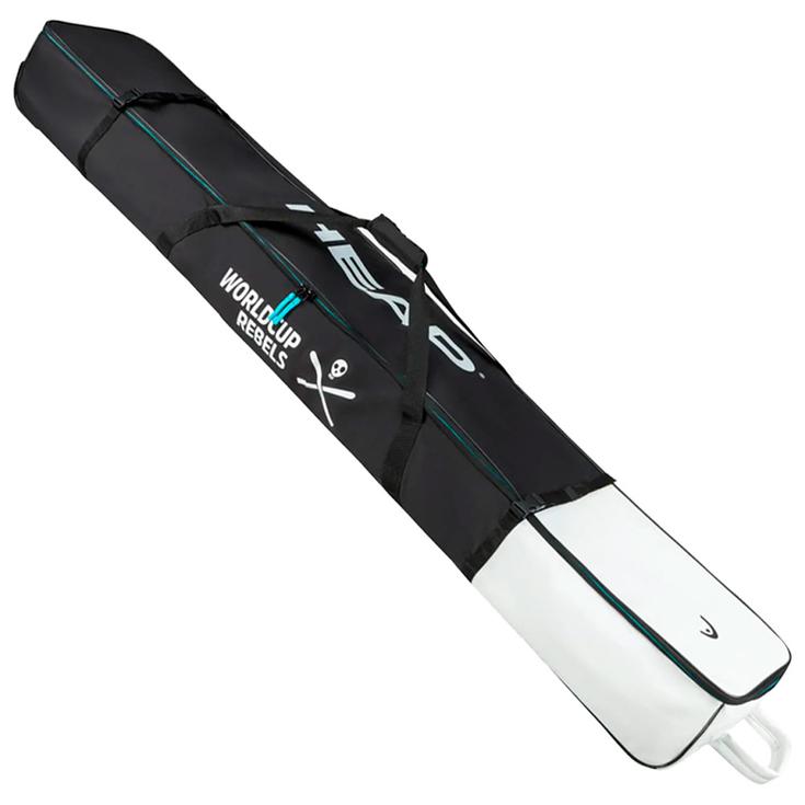 Head Sacca da sci Rebels Double Skibag 203 Black White Presentazione