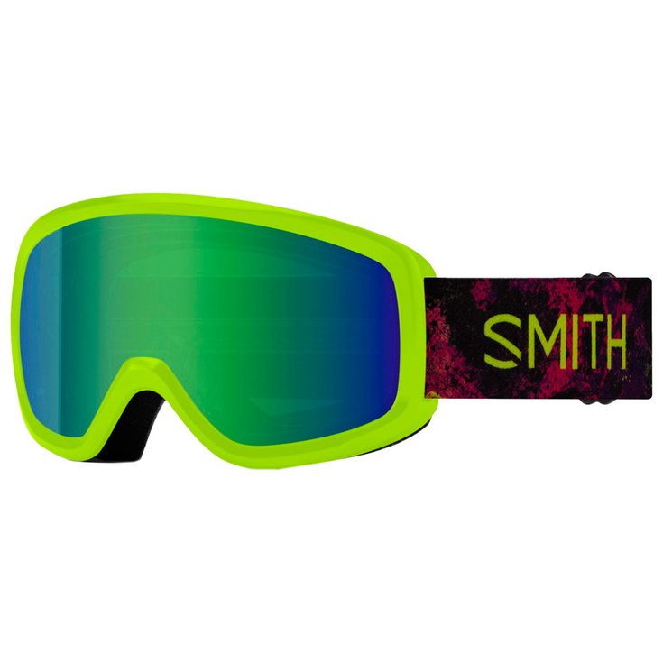 Smith Goggles Snowday Jr Lime Space Dust Green Sol-x Mirror Overview
