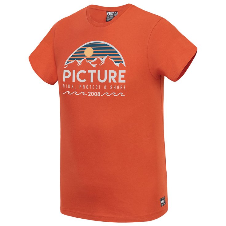 Picture T-Shirt Yukon Burnt Orange Präsentation
