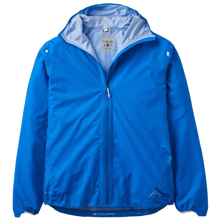 RAB Trail jas Phantom Maya Blue Voorstelling