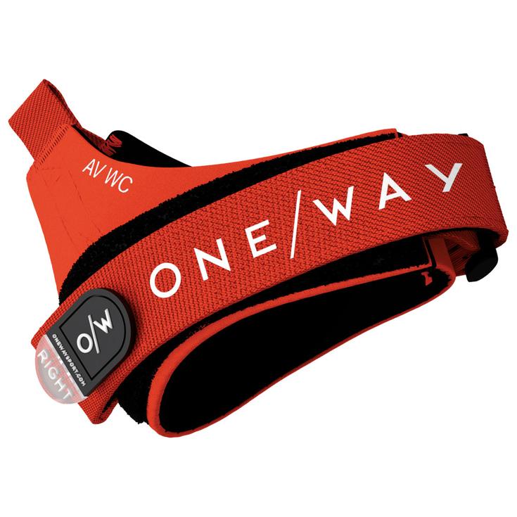 One Way Stockschlaufen Mrs Wc Strap Neon Orange Präsentation