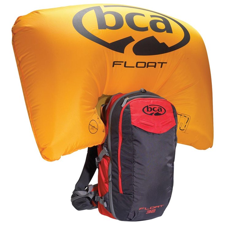BCA Mochila Airbag Float 32L Airbag Black Red Presentación