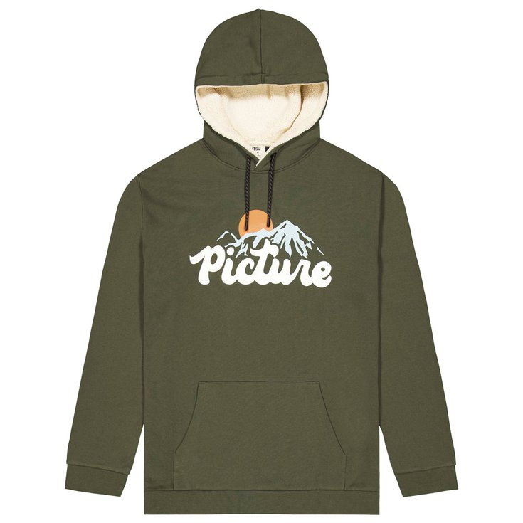 Picture Sweatshirt Julka Plush Tobacco Overview