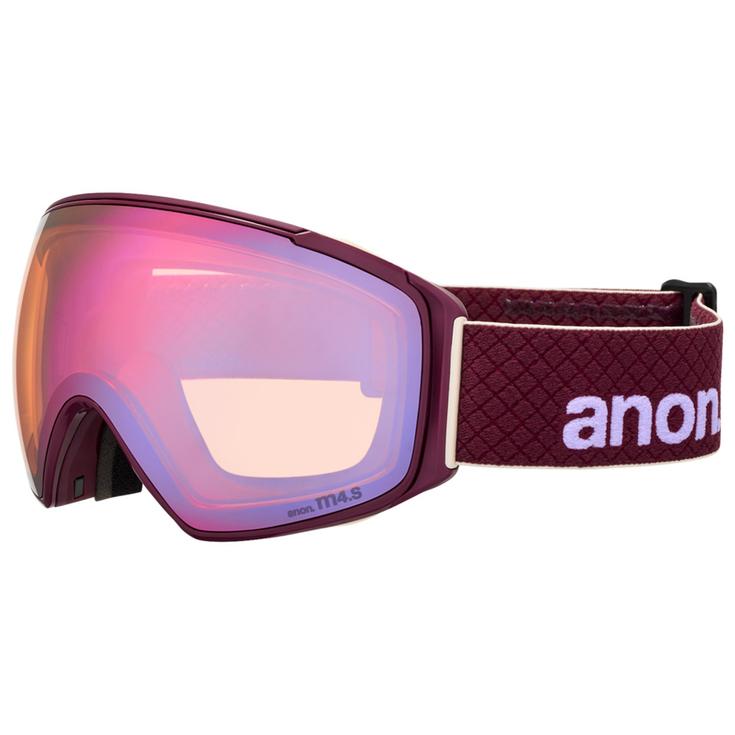 Anon Máscaras M4S Toric MFI Deep Cherry Perceive Cloudy Pink + Perceive Variable Blue Presentación Anon Máscaras M4S Toric MFI Deep Cherry Perceive Cloudy Pink + Perceive Variable Blue Presentación