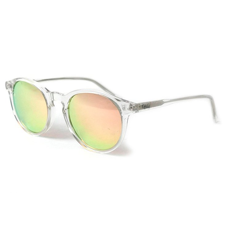 Binocle Eyewear Lunettes de soleil California Translucide Pink Mirror Polarized Présentation