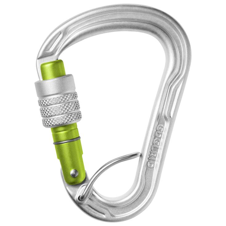 Edelrid Karabijnhaak Hms Strike Screw FG Silver Voorstelling