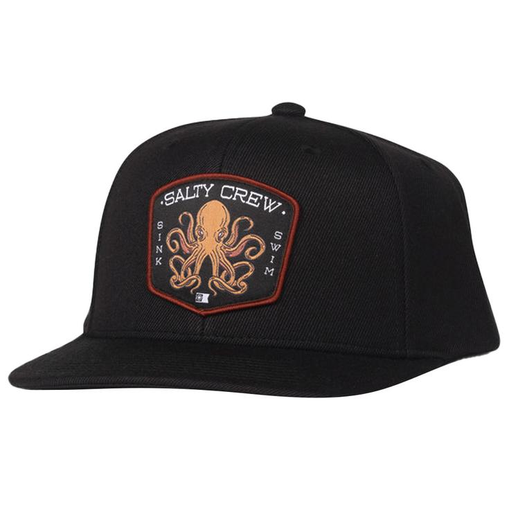 Salty Crew Petten Tako Club Snapback Black Voorstelling