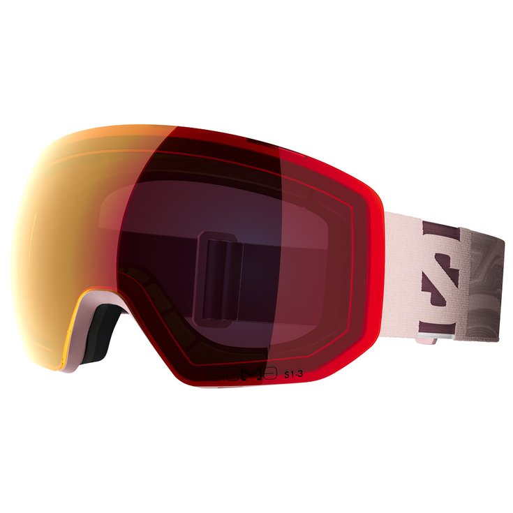 Salomon Goggles Radium Pro S Heavenly Pink Sigma Photo Poppy Red Overview