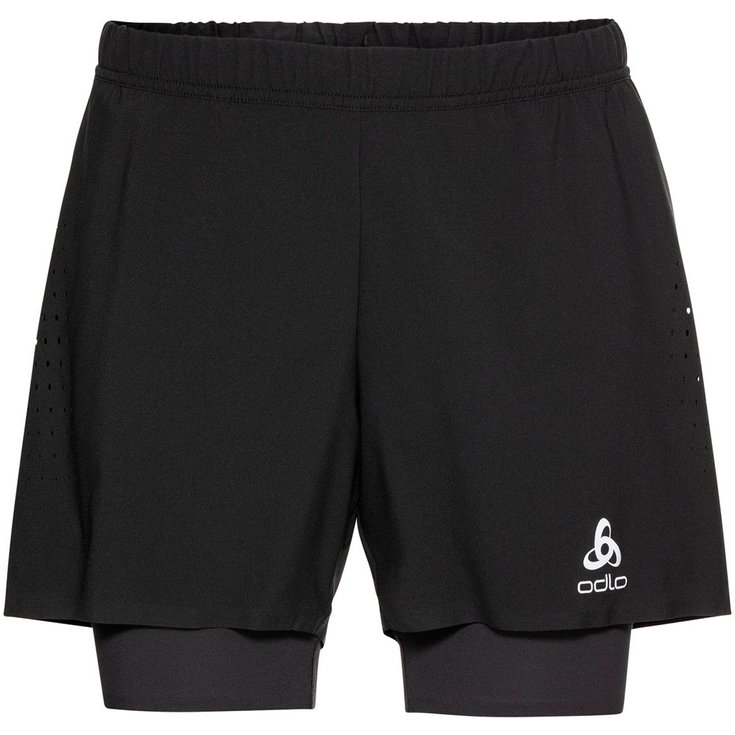 Odlo Trail shorts Zeroweight 5 Inch 2in1 Shorts Black Overview