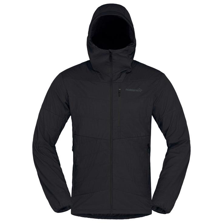 Norrona Giubbotto tecnico Lyngen Thermo100 Active Zip Hood Caviar Black Presentazione