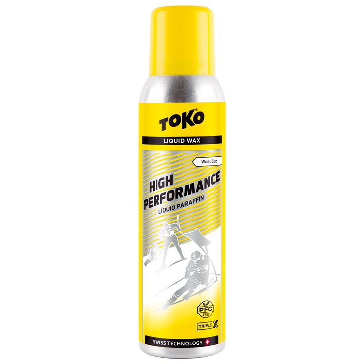 Toko Waxing High Perf. Liquid Paraffin Yellow 125Ml Overview