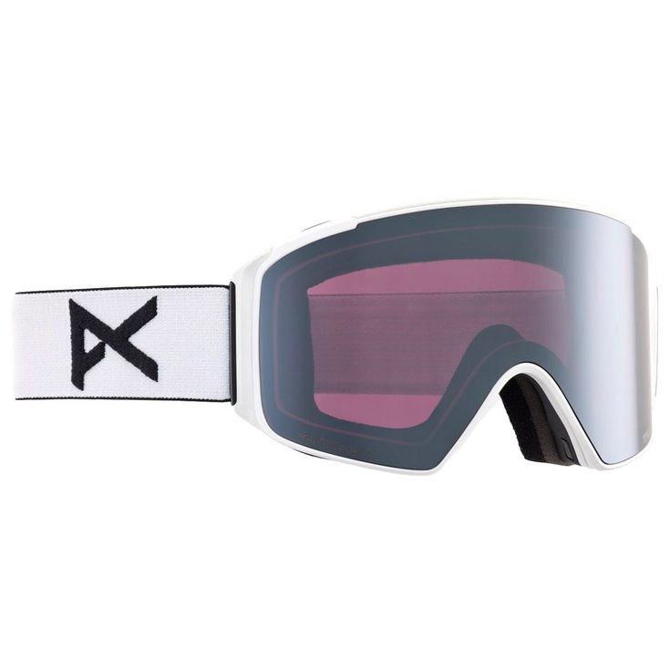 Anon Skibrillen M4S Cylindrical MFI White Perceive Sunny Onyx + Perceive Variable Violet Voorstelling
