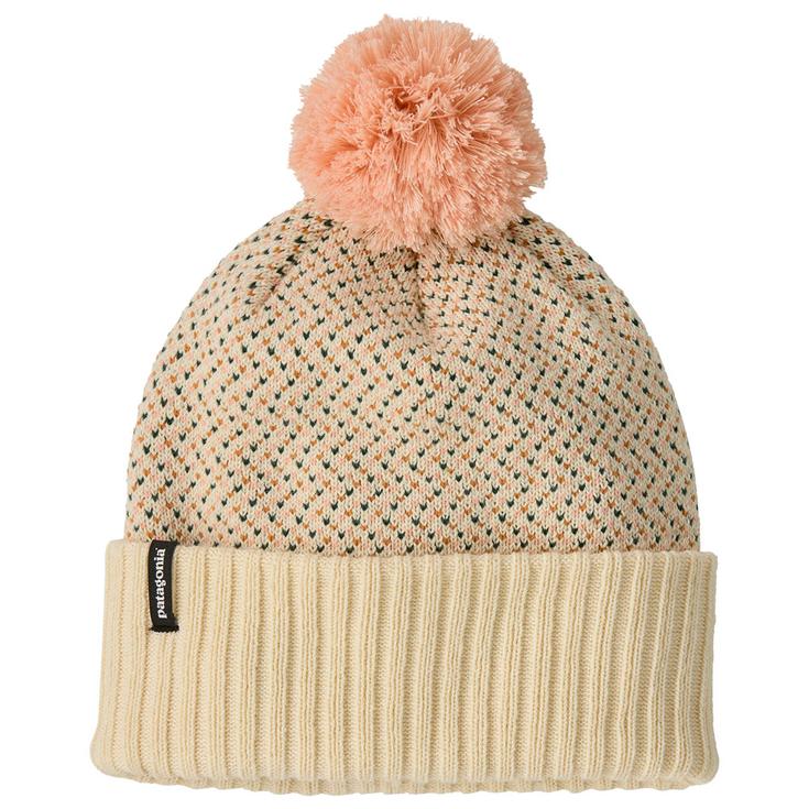 Patagonia Berretto sci Kid's Powder Town Beanie Confetti Natural Presentazione