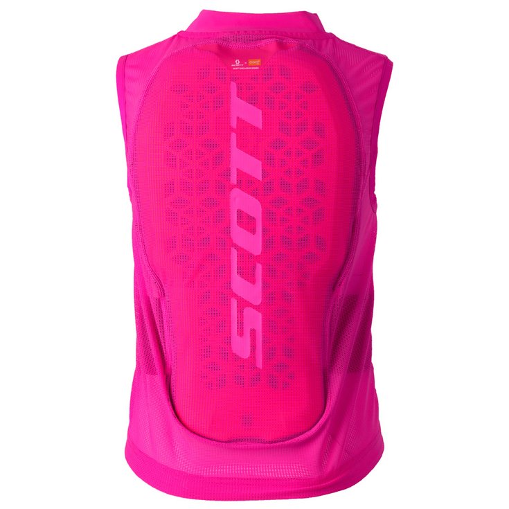 Scott Rugbescherming Airflex Junior Vest Protector Neon Pink Voorstelling