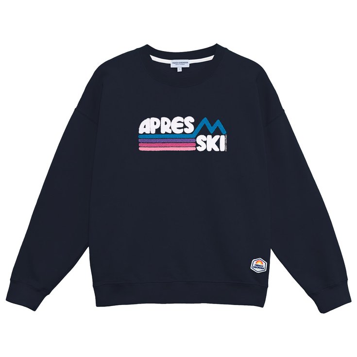 French Disorder Sweatshirt Rosie Apres Ski Broderie Navy Overview