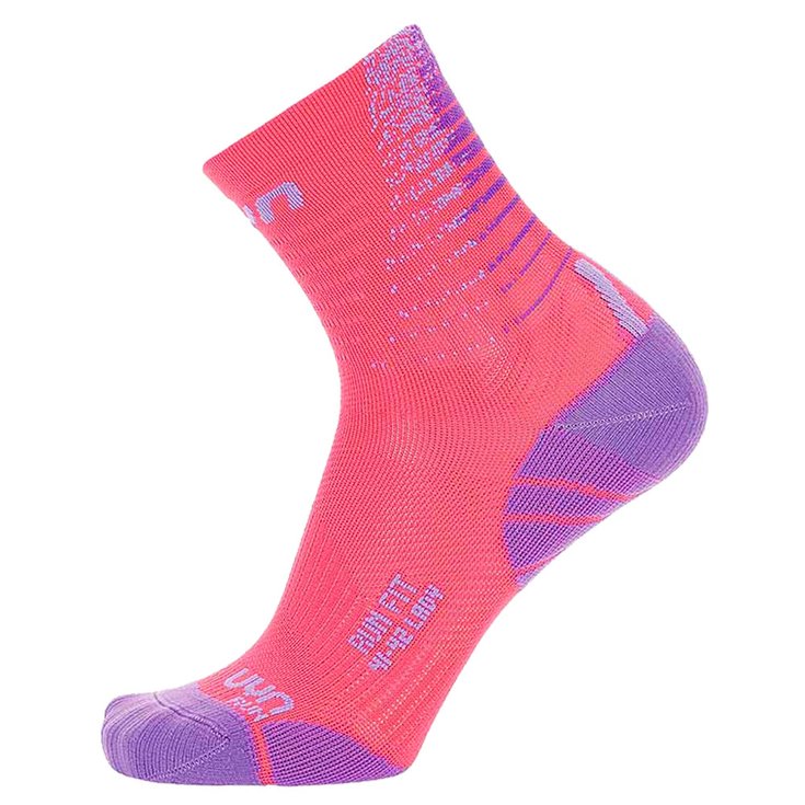 Uyn Chaussettes Lady Run Fit Socks Pink Violet Présentation