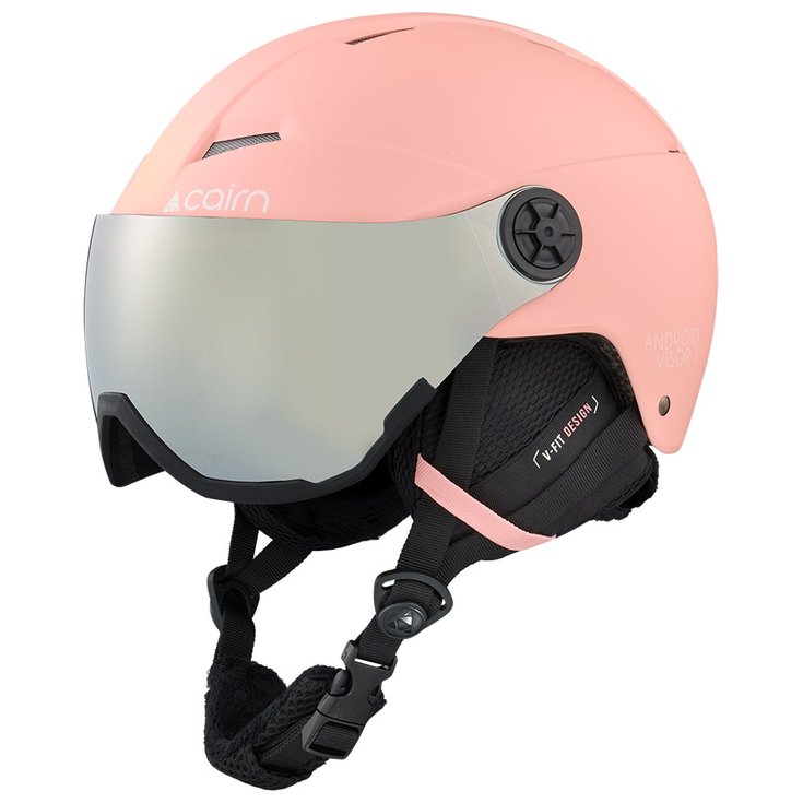 Cairn Visor helmet Android Visor Junior Mat Pastel Coral Overview