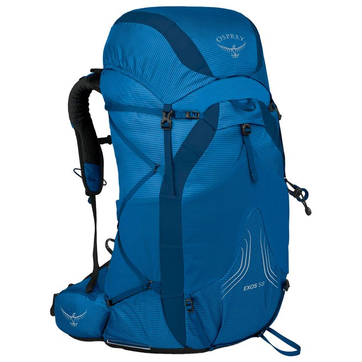Osprey Rugzakken Exos 58 Blue Ribbon Voorstelling