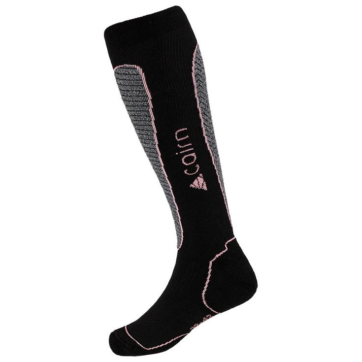Cairn Socks Primaloft Socks Black Powder Pink Overview