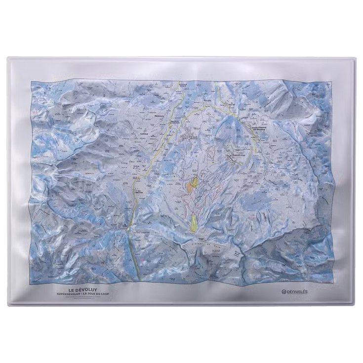 Deniveles Carte 3D Domaine du Devoluy Présentation