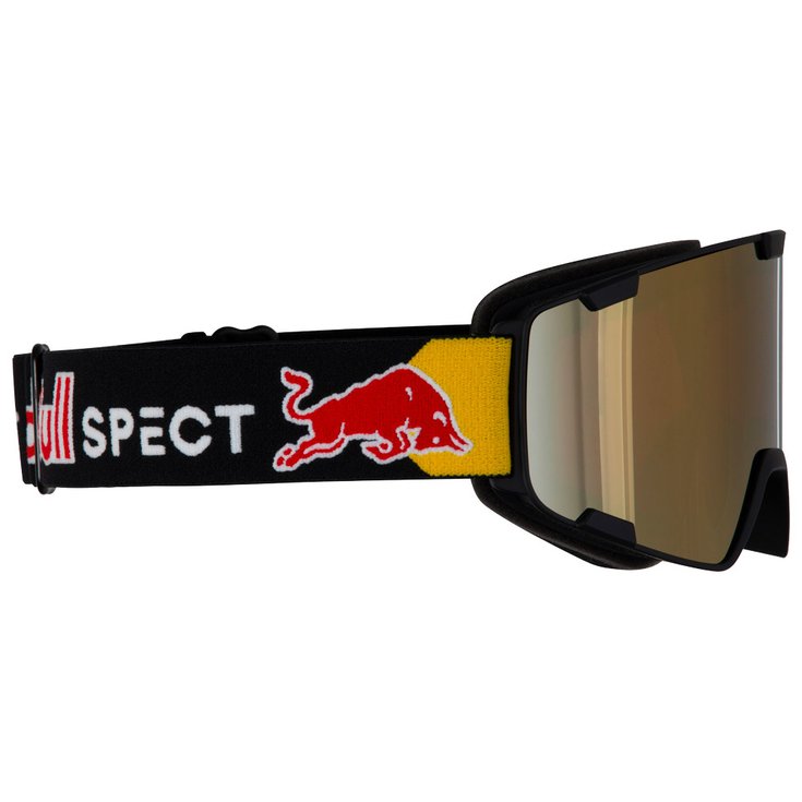 Red Bull Spect Park Matt Black Orange Gold Mirror 