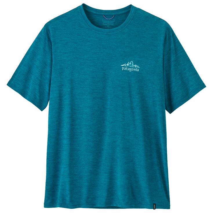 Patagonia Wander-T-Shirt Cap Cool Daily - Cloud Blue Sage Clo Glacial Blue Light Glacial Präsentation