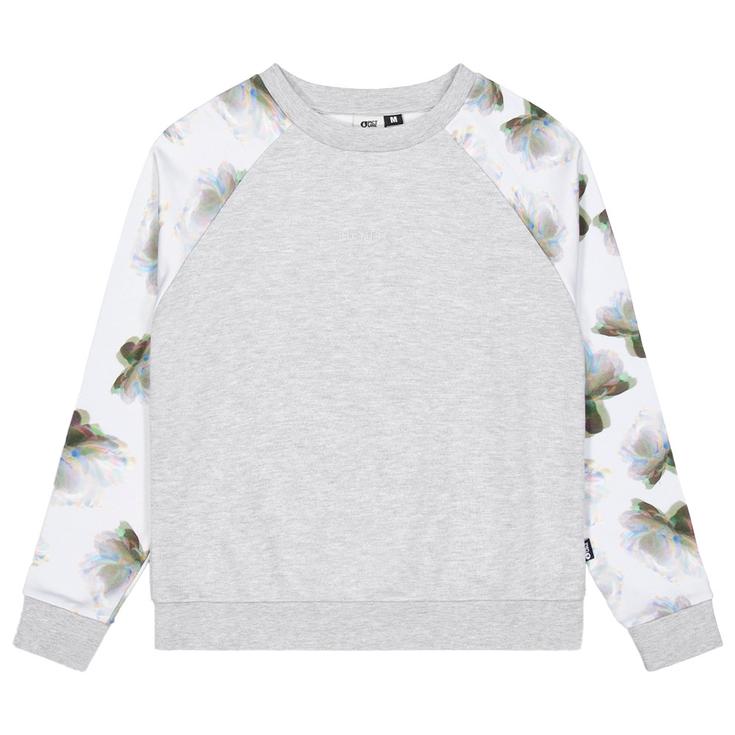 Picture Sweat Blayr Crew Grey Melange Présentation