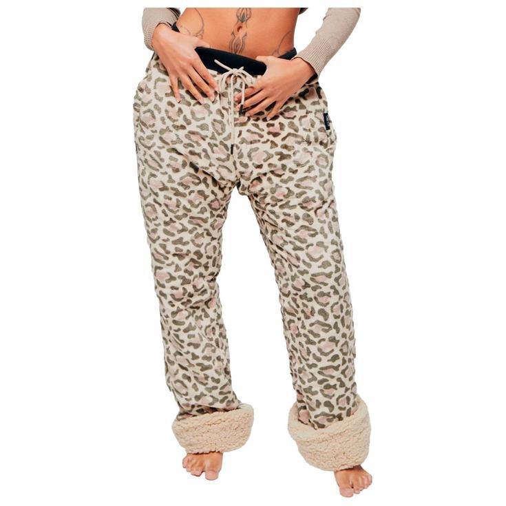All-In Pantalon Jogging Plaid Leopard Présentation