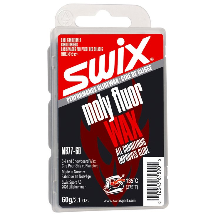 Swix Langlaufski-Gleitwachs Moly Fluor 60G Präsentation