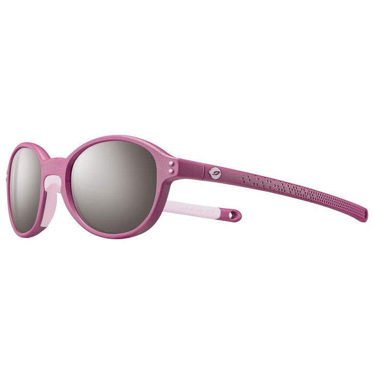 Julbo Sunglasses Frisbee Prune Rose Spectron 3+ Silver Flash Overview