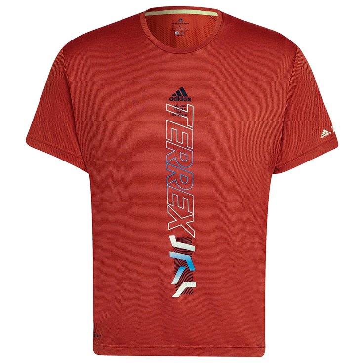 Adidas Tee-shirt de trail Terrex Agravic Shirt Altered Amber Presentación