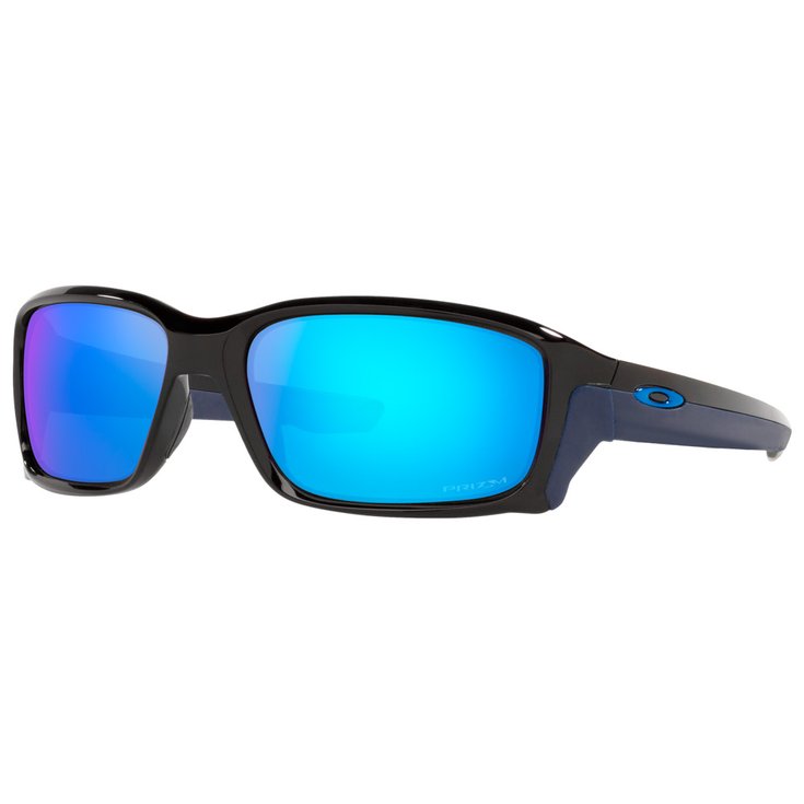 Oakley Sunglasses Straightlink Polished Black Prizm Sapphire Overview
